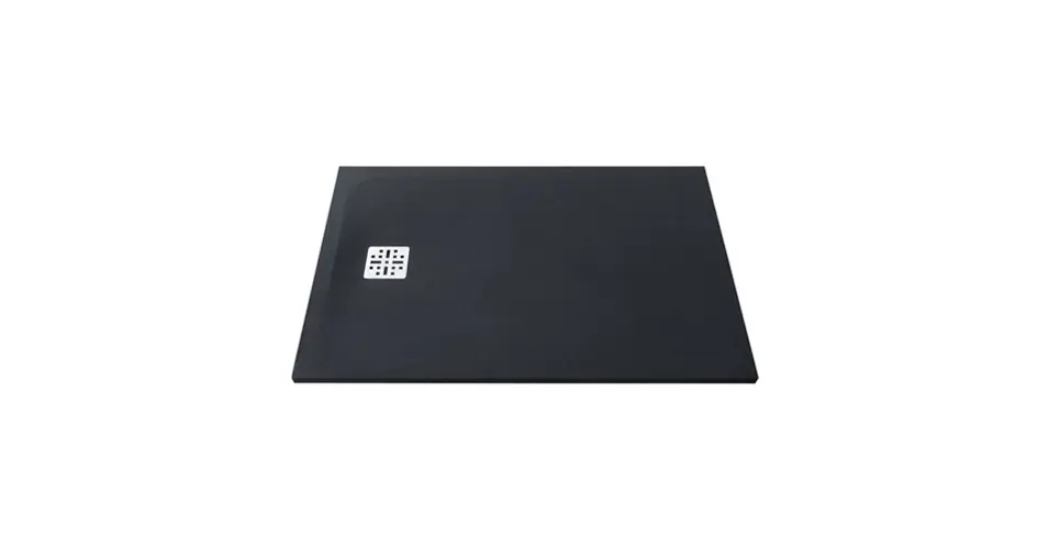 Árengedmény MARMY Dolomite zuhanytálca - 80×120 matt fekete (cavalli black)